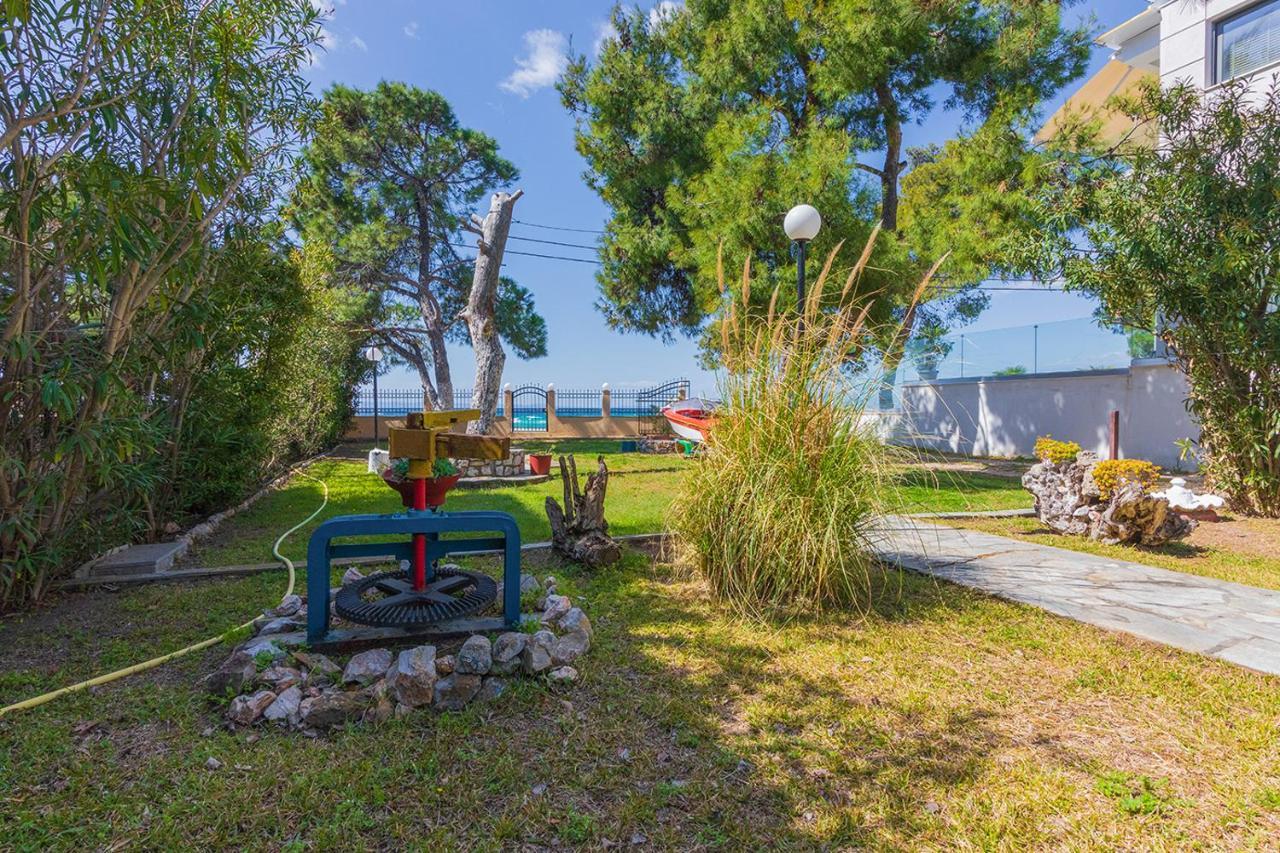 Galazia Akti Seaside Apartments Nikiti  Esterno foto